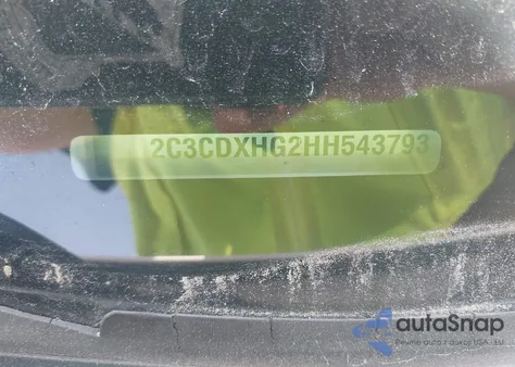 2017 Dodge Charger Sxt Rwd из США, поврежденный, VIN 2C3CDXHG2HH543793